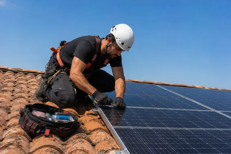 Maintenance et monitoring de panneaux solaires à Saint-Malo-de-Beignon